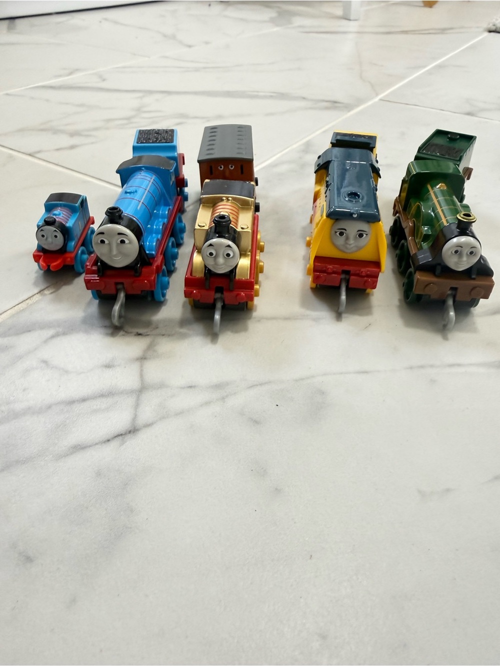 Thomas and Friends Engines and Attachments Lot of 9 Plastic Toy Trains